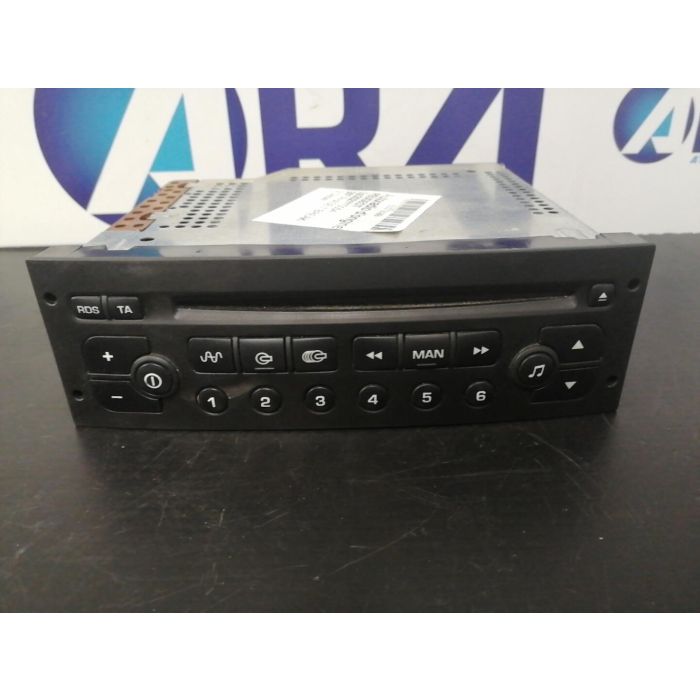 Autoradio origine PEUGEOT 307 phase 2 référence 1614201480